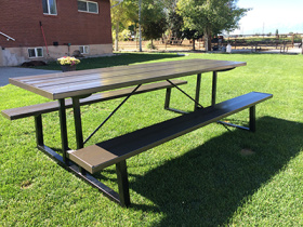 Lakeshore Utah Picnic Table Installation