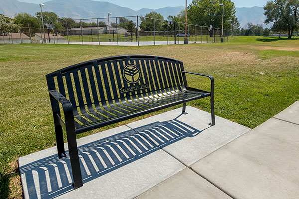 Outdoor Commercial Benches Utah - Quality Site Furniture