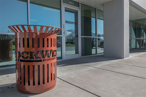 Metropolitan Styled Trash Receptacles