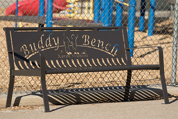 Dark Bronze Buddy Bench