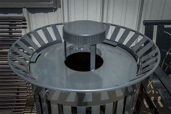 Umbrella Trash Receptacle