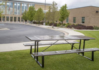Commercial School Steel Picnic Table Utah
