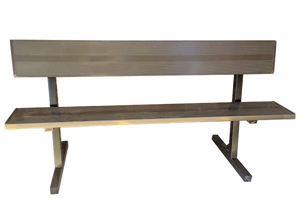 Powder Coated Back Steel Bleacher Benches