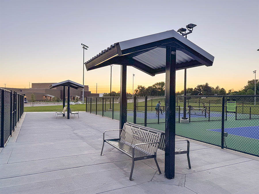 Single Gable Shade Structure Single Gable Shade Structure